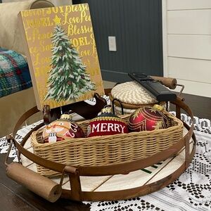 Stage it! Style it!! Farm Fresh Christmas Trees Decorative Tray